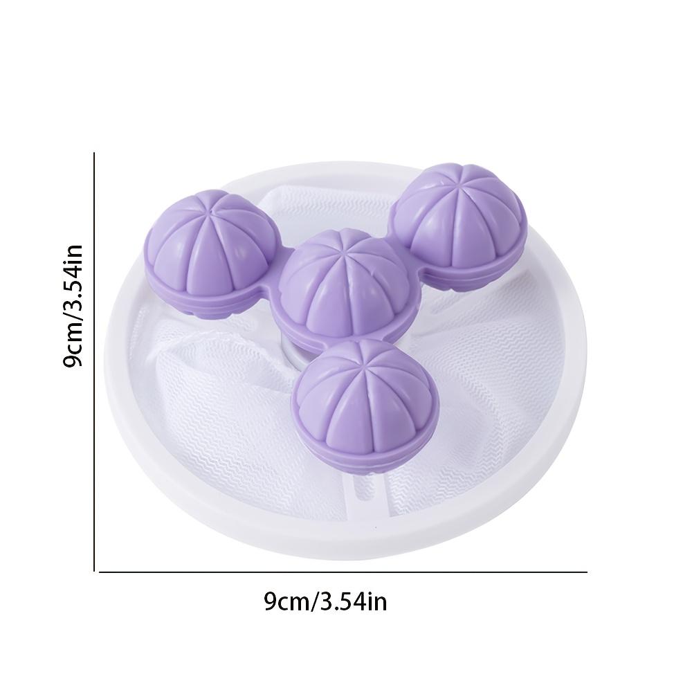 4pcs Random Color Lint Balls | Washer-Safe, Non-Electric, Clothes Cleaning Filter Balls for De-Linting and Cleaning Laundry