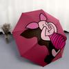 Winnie and friends Themed Travel Umbrella-8 Ribs Automatic Opening and Closing, Portable Folding Design, Compact and Stylish Umbrella Suitab