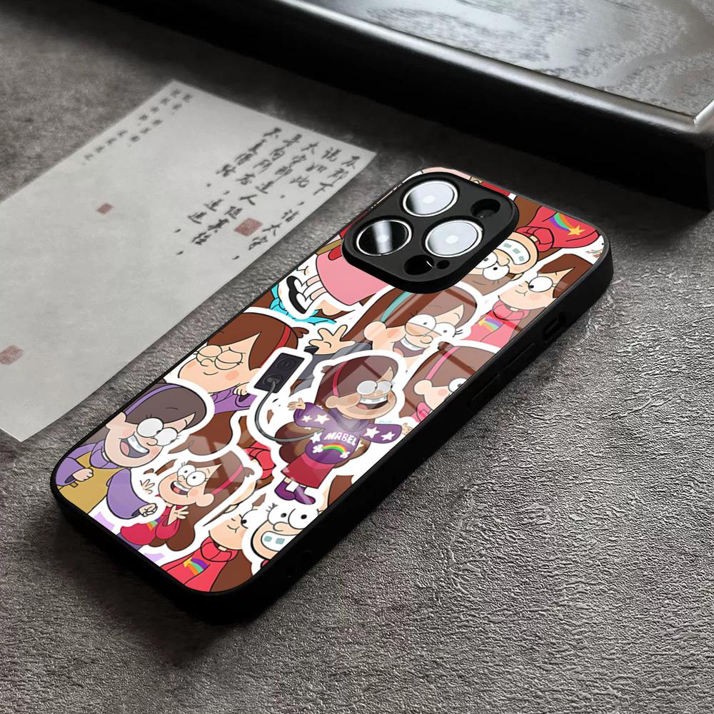 

G-Gravity F-Falls Phone Case For IPhone 16 Pro Max 15 Plus 14 Pro 12 11 13 Mini X XR XS Max 8 7 Plus SE Glass Cover iPhone15 Pro