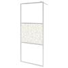 VidaXL Paroi de Douche à l'Italienne Cabine de Douche Cloison de Douche Salle de Bain Maison Intérieur Verre ESG Pierre 146652
