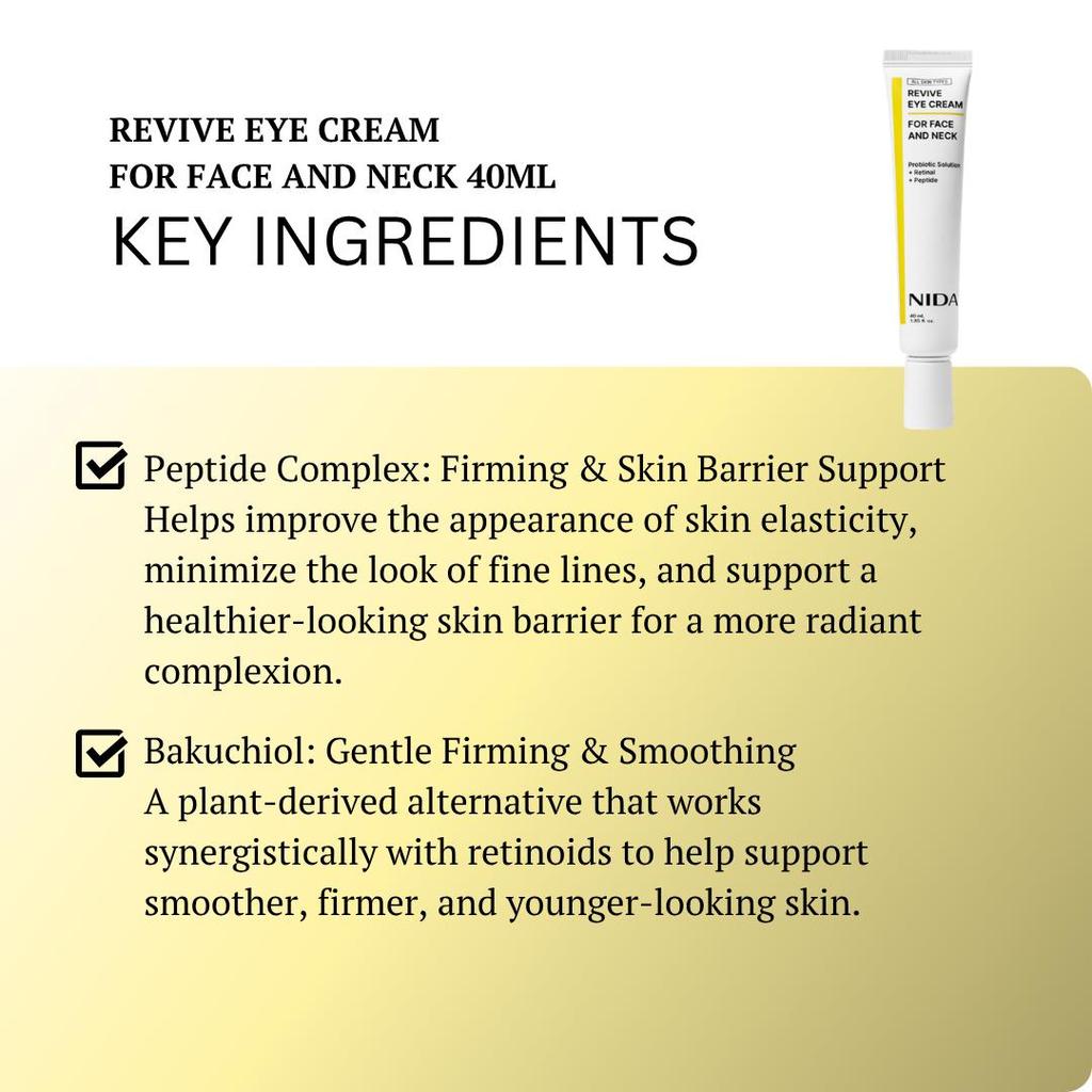 Nida Intensief Hydratatie Duo Set Gezichts- en Oogcrème Hydraterende Kit