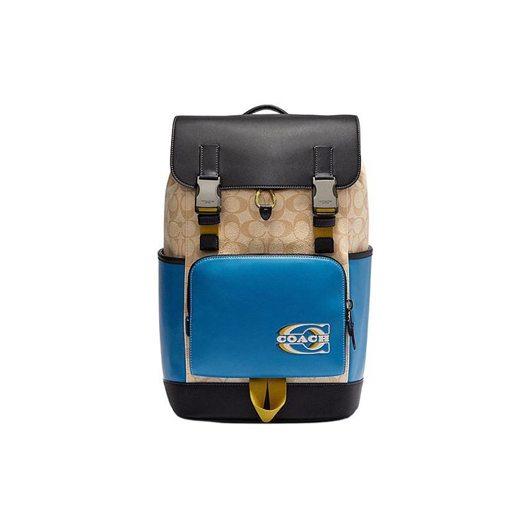 

Новый рюкзак COACH из ткани Track Regular Мужской Синий Черный CH116-QBVFG 26.9*15.0*41.7CM