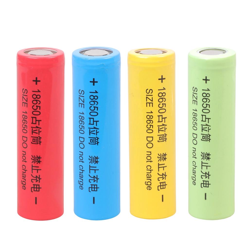 Set of 2pcs 18650 Battery Placeholder 0V Shortcircuit Design for Employee Training in Series Configuration