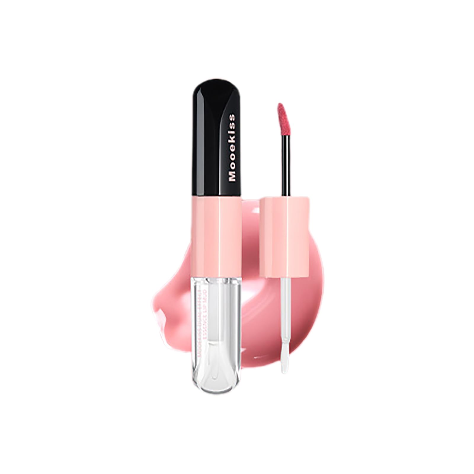 Блеск для губ Mooekiss 2-в-1 Увлажняющий блеск для губ Двусторонний увлажняющий тинт для губ Помада с блеском Стойкая Китайская косметика Популярный в TikTok Подарок