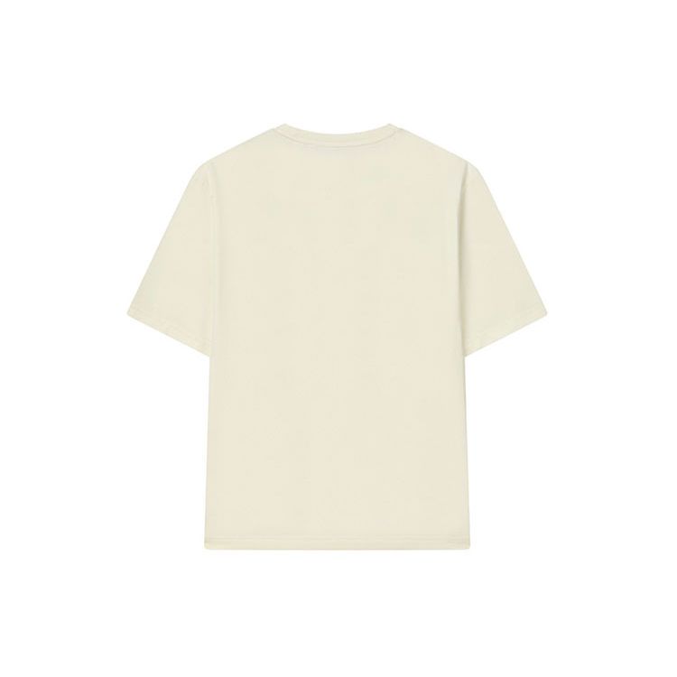 Fila X Have A Good Time Collaboration Large Logo Round Neck Short Sleeve T-Shirt Unisex Tops Cheese-White F11U229103F-IV