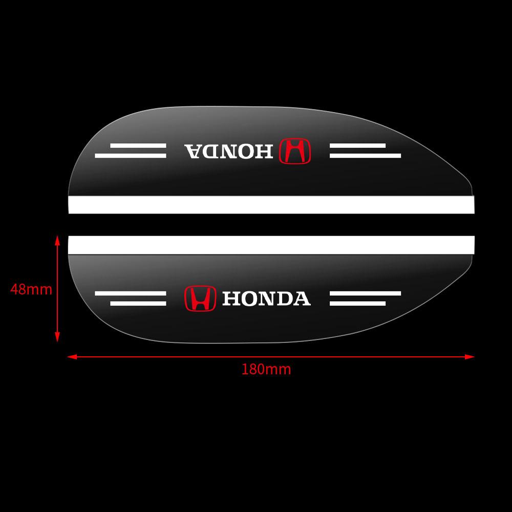 2pcs Transparent Car Rearview Mirror Rain Eyebrow Cover For Honda Civic Accord Fit CRV Jazz Odyssey Insight Legend Accessories TT5