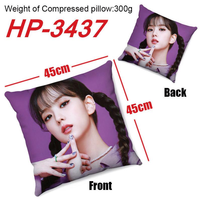 Blackpink Anime Printed Removable Washable Pillows Cushions