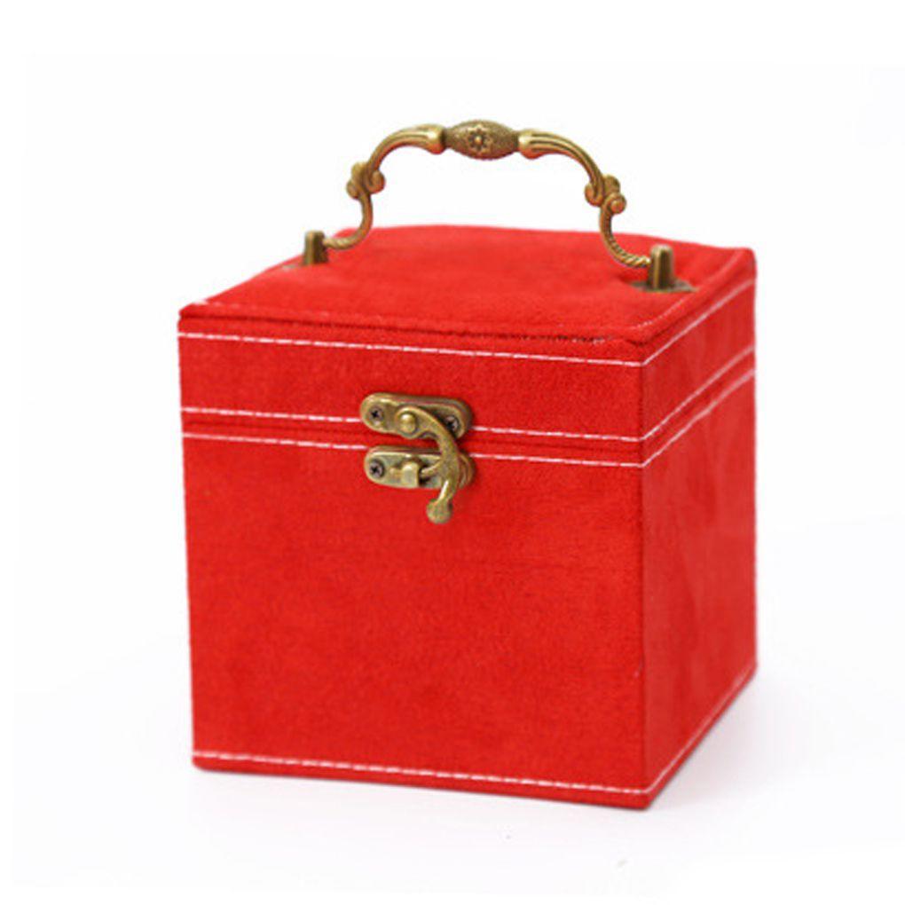 

Шикарная коробка для хранения Ожерелье Серьги Кольца Органайзер для ювелирных изделий Коробка Кейс