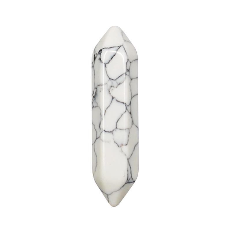 Hexagonal Crystal Bullet Head Yoga Stone Jewelry