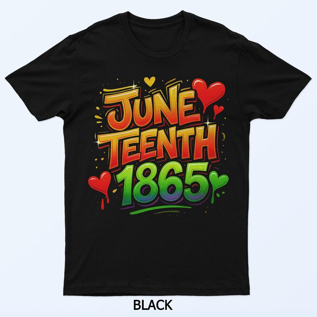 Juneteenth 1865 Oslavte afroamerickou svobodu Pánské Dámské Tričko