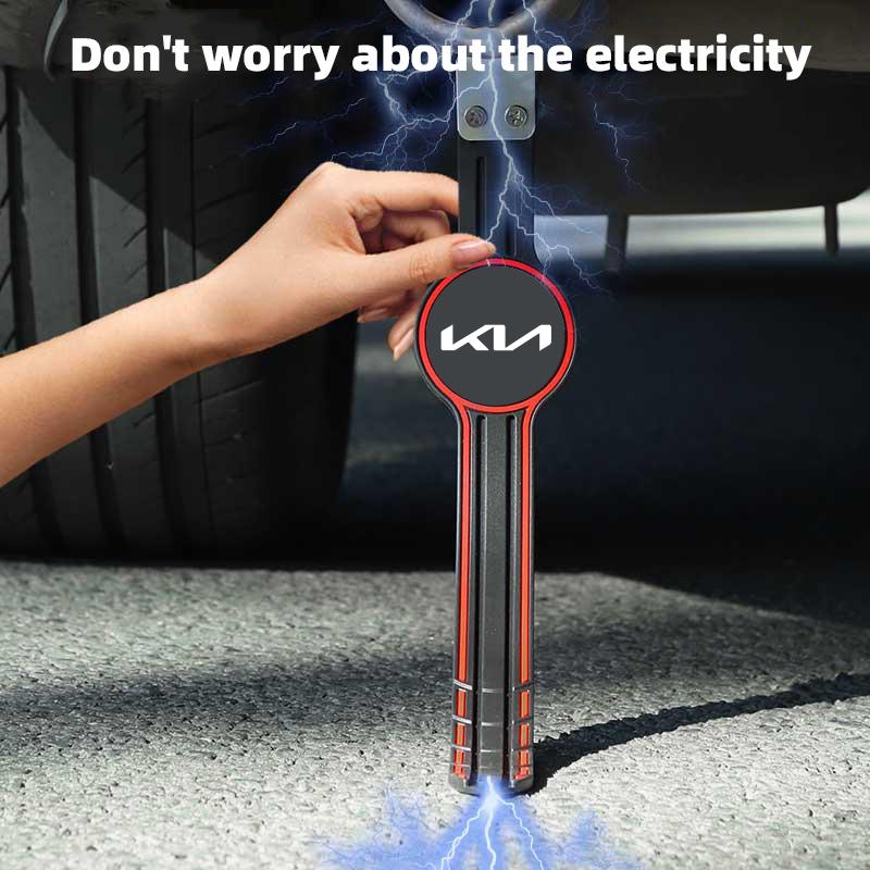 Car Styling Logo Anti-Static Earth Ground Wire Belt For KIA K9 Sportage Niro K5 Carnival EV6 EV9 EV3 K8 Stinger Forte Ceed Zqdtx40