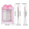 12PCS Straight Mouth/Diagonal Eyebrow Grooming Tweezers Eyelash Tweezers  Makeup Application