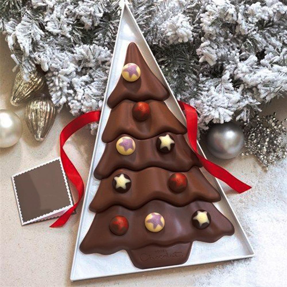 Silicone Mold Bakeware Food Grade Cake Mold Christmas Trees Snowman Gifts DIY Chocolate Baking Mold Cake Decoration Accessories