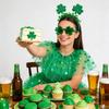 Saint Patrick Costume Shamrock Eyeglasses Headband Tutus Skirt Irish Festival Costume Accessories Saint Patrick Day Outfits