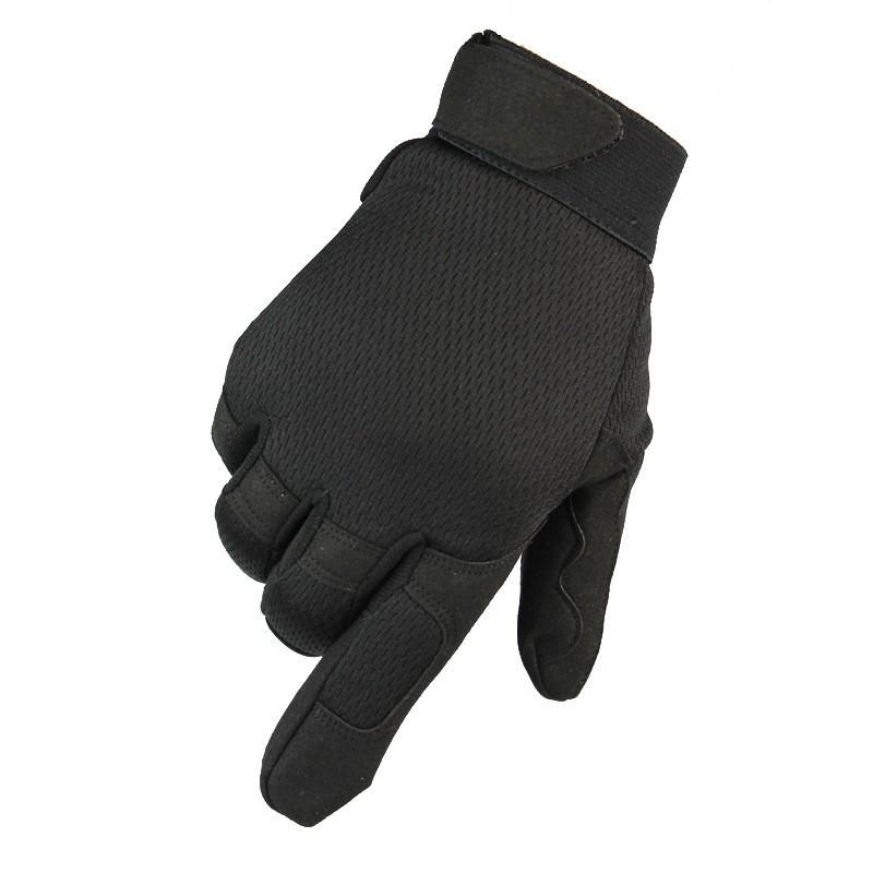 Outdoor Sports Nylon Camouflage Mesh Breathable Anti-Slip Windproof Motorcycle Gloves for Climbing Riding Tactical Use Warmth