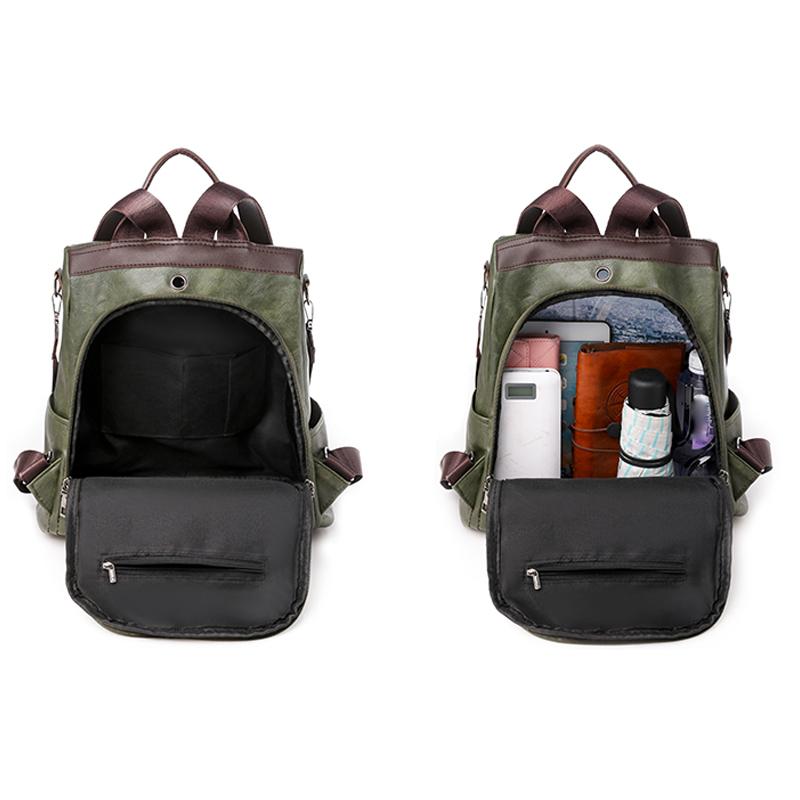 Women's Anti-Theft Backpack Multi-Function Dual-Purpose Shoulder Bag