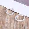2Pcs Corrosion Pattern Open Rings Stackable Sun Moon Rings Set Women Ornaments
