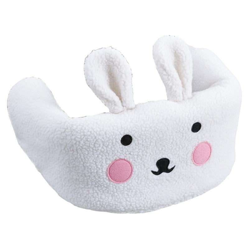 

Коляска для домашних животных Подушка Магнитная застежка Дышащая Толстый плюш Нескользящая Передняя крышка Защитный щит Аксессуары для путешествий белый