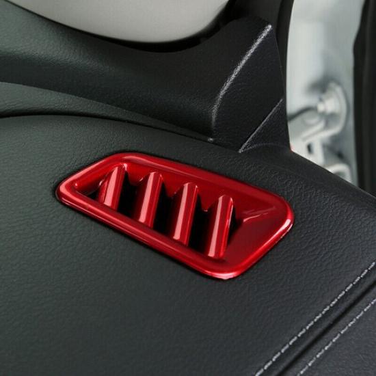 For Nissan Sentra Sylphy -2024 Glossy Red Dash L&R AC Air Outlet Vent Trim