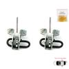 EDP1066-1 2 Pieces Rear Left AND Right Door Catch Hinge Brake Stop Check Strap Limiter for BMW 5 Series E34 7 Series E32 51228168090