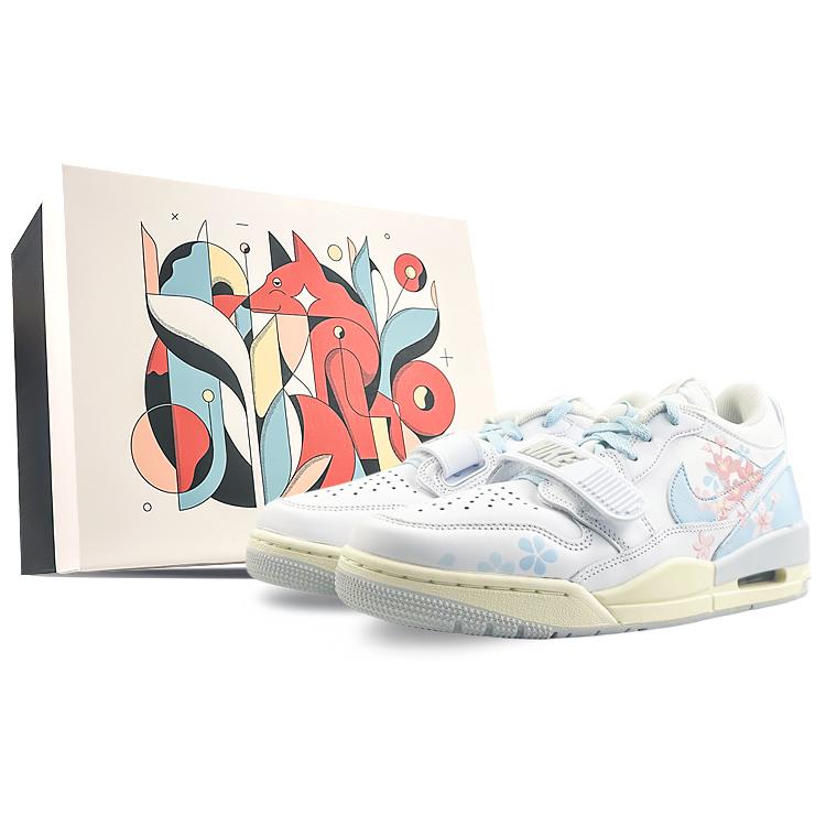 

Jordan Legacy 312 Vintage Basketball Shoes Men s Low top Blue/White HJ9199-111(Team40-SBOX) 44