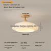 Oeny Cream Glass Cloakroom Light
