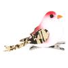 Characteristic Red Color Simulation Artificial Bird Decoration, 12pcs Quality Foam Fther Craft Clip Garden Home Wedding Window Ornament Prop, 100 Bran