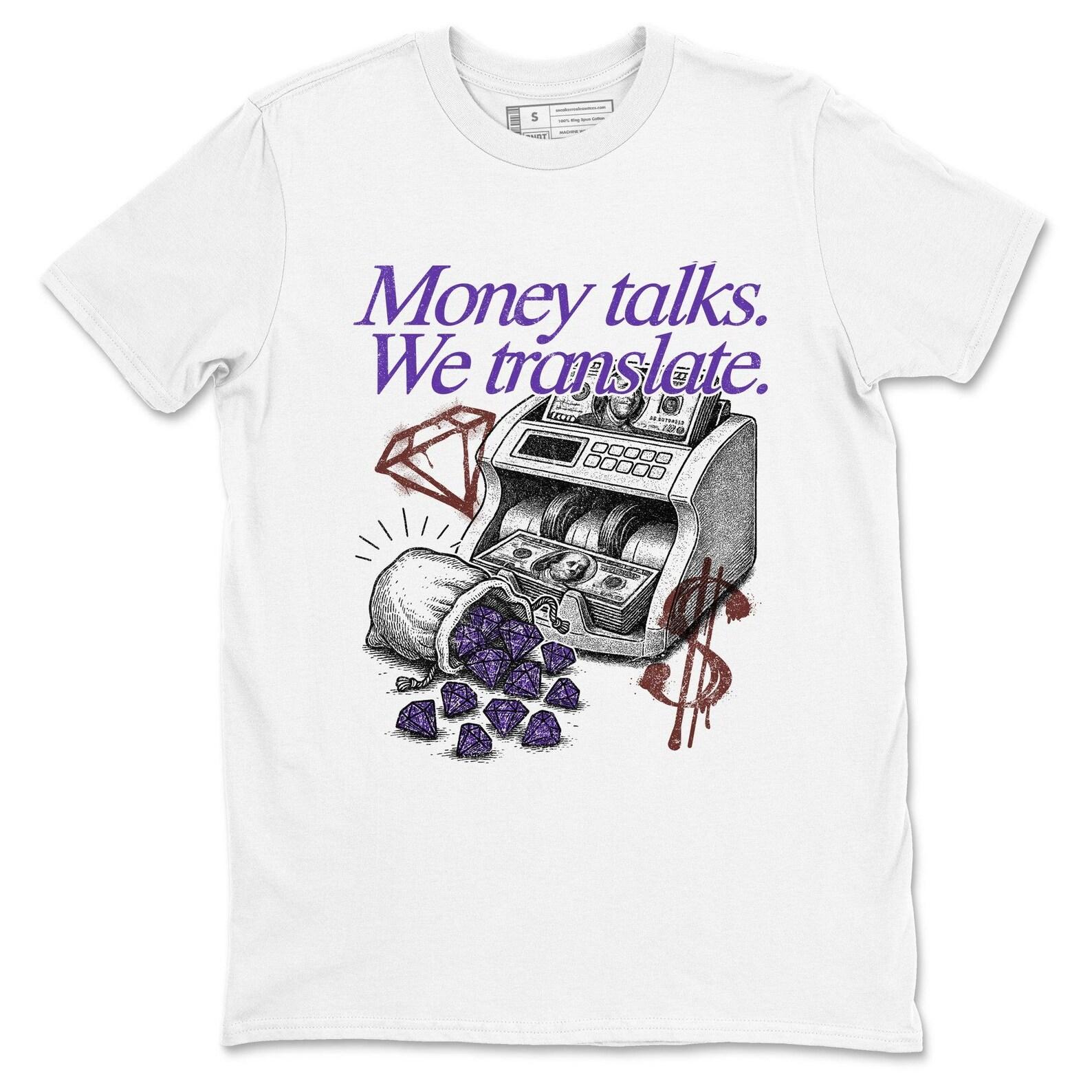 Money Talks Graphic Tee – Persian Violet Sneaker Threads M