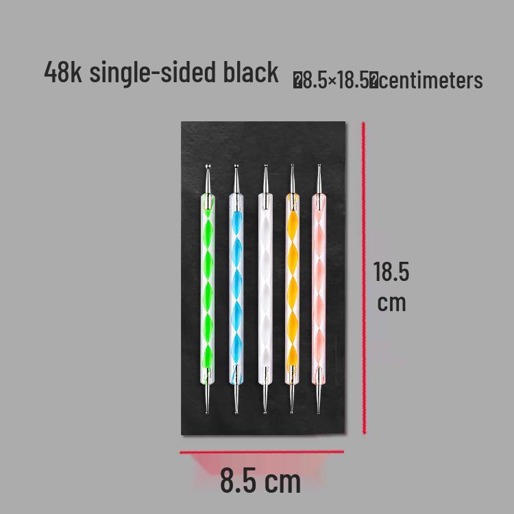 Large Single-Sided Black Carbon Graphite Paper for Non-Stick Handwriting & Cross-Stitch Tracing.