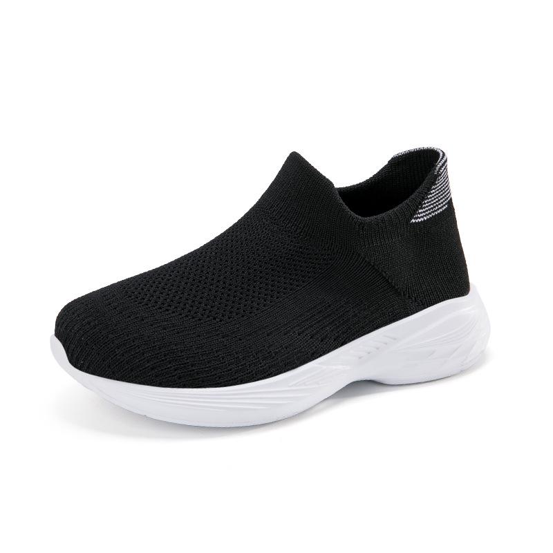 2024 Kids Slip-On Flyknit Sports Shoes - Casual Sock Style for Boys & Girls