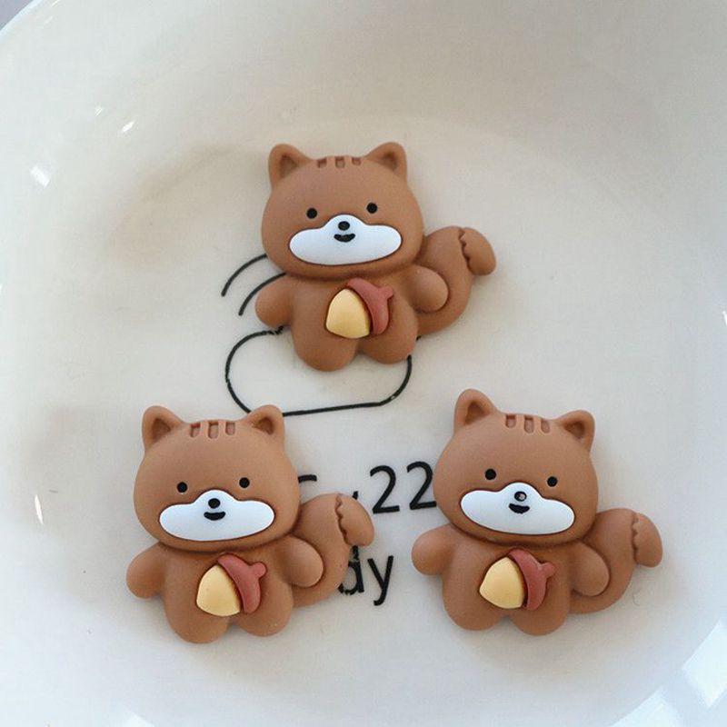 10 Stück Neue Süße Mini Cartoon Tier Serie Flache Rückseite Harz Cabochons Scrapbooking DIY Schmuck Bastel Dekoration Zubehör