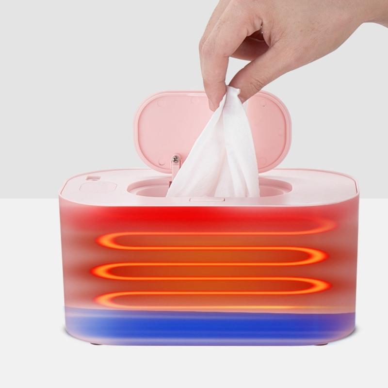 Large Capacity Baby Wipe Warmer Heater Wet Towel Dispenser Constant Temperature Wipe Warmer Box Warms Quickly and Evenly
