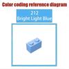 50g 54200 Small Particle MOC Building Blocks - 1x1x2/3 Sloped Surface Brick