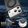 360° Magnetic Swivel Ring for iPhone 17 Pro Max 17 Pro iPhone Air Case, Built-in Metal Stand, Shock and Vibration Resistant Case
