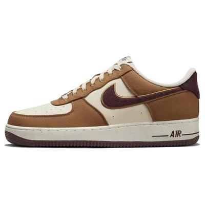 Air Force 1 07 LV8 Notebook Doodle Pack - Light British Tan Men Sneakers Brown Coconut-Milk Gum-Dark-Brown FQ8713-200