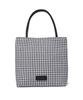 Covernat Woman Clover Heart Daily Check Tote Bag Check
