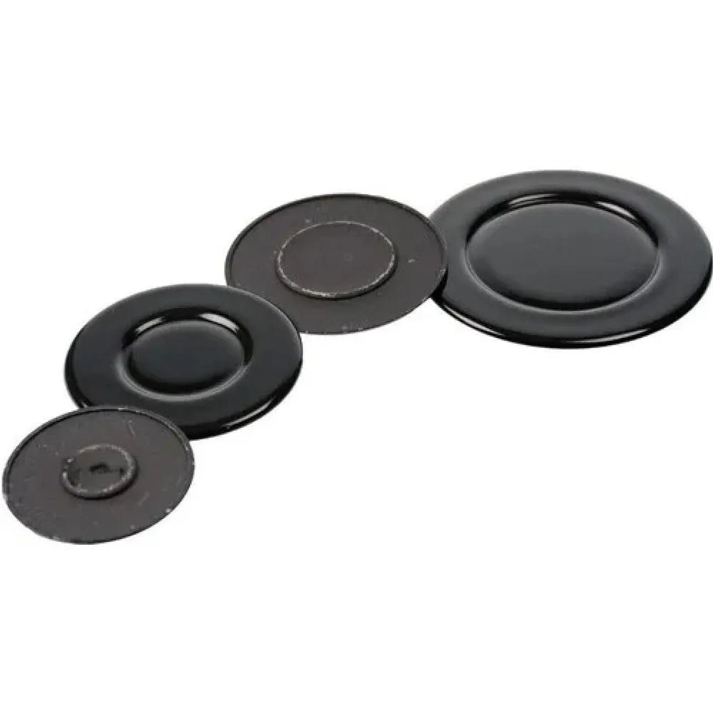 Universal Cooker Hat Set, Oven Gas Stovetop Flame Cap Set Cover, Fits Most Stove Knobs, Cover Kit, Quality Metal Stove Knobs 4pc