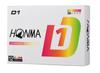 [2 Dozen Set] Honma Golf D1 Ball 2024 Model BT2401 HONMA Golf Ball 2 Dozen 24 Balls + Tee Set