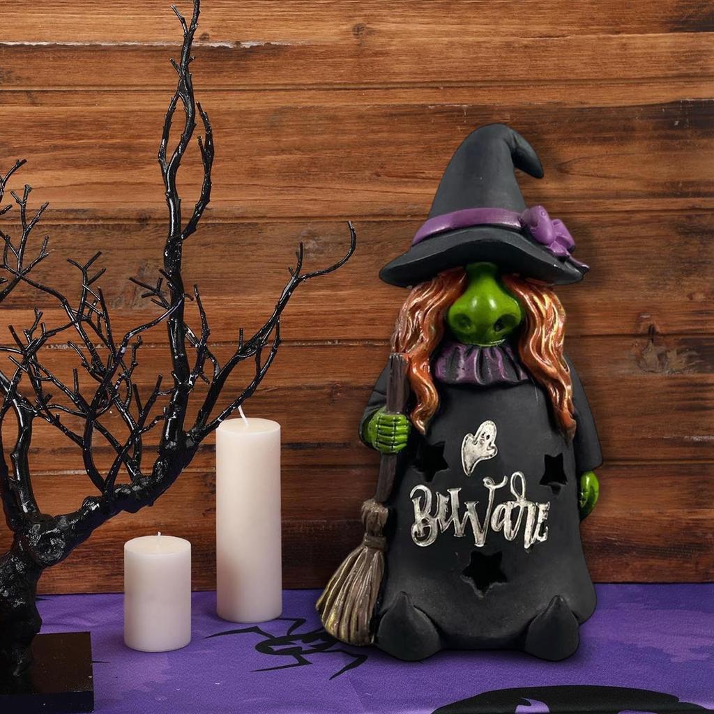 Halloween Dekoration Harz Ornament Kürbis Ornament Ornament Hexe Ornament Heimdekoration