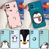 Penguin For Oppo A54 A57 S A78 A58 A98 A5 A9 A91 A15 A16 A17 A52 A72 A76 A96 A74 A94 A77 Phone Case