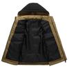 Plus Size L-5XL Fashion Winter Men's Sleeveless Jackets Hooded Thick Outerwears Man Warm Vest