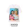Fashion Style 2024 Summer New Arrival Women's Round Neck Casual All-Match Short-Sleeved Girl Print T-shirt 1131814