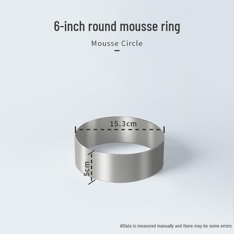 

Stainless Steel Mousse Cake Ring Mold