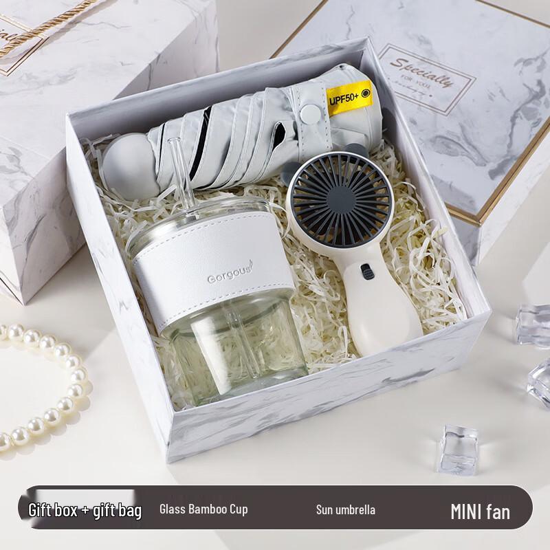 White Marble Gift Box Set