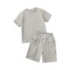 Boys' Short Sleeve & Shorts Set - Kids 2-Piece Summer Outfit