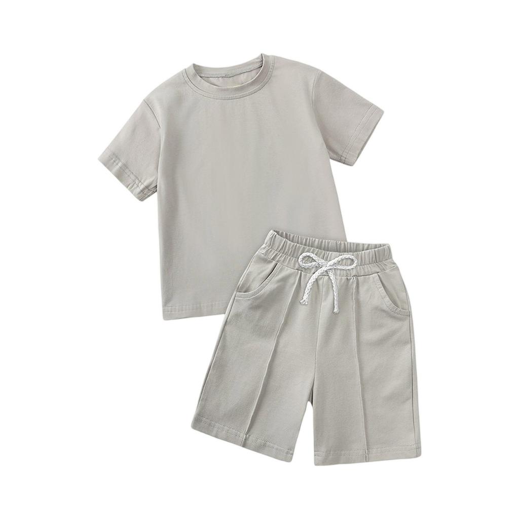 Boys' Short Sleeve & Shorts Set - Kids 2-Piece Summer Outfit