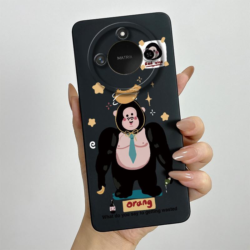 For Honor X9C Smart Phone Case X9cSmart Soft Silicone Funda Sweet Painted Fashion Cartoon Protective Capa Lovely Printing Cover