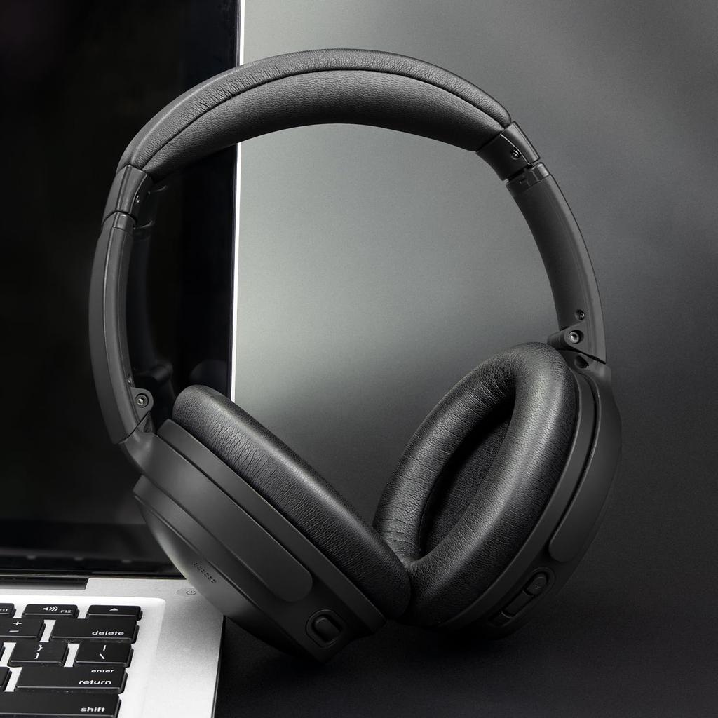 SOULWIT Ear Pads for Bose (QC45/QC SE/QC Wireless) Headsets - Black