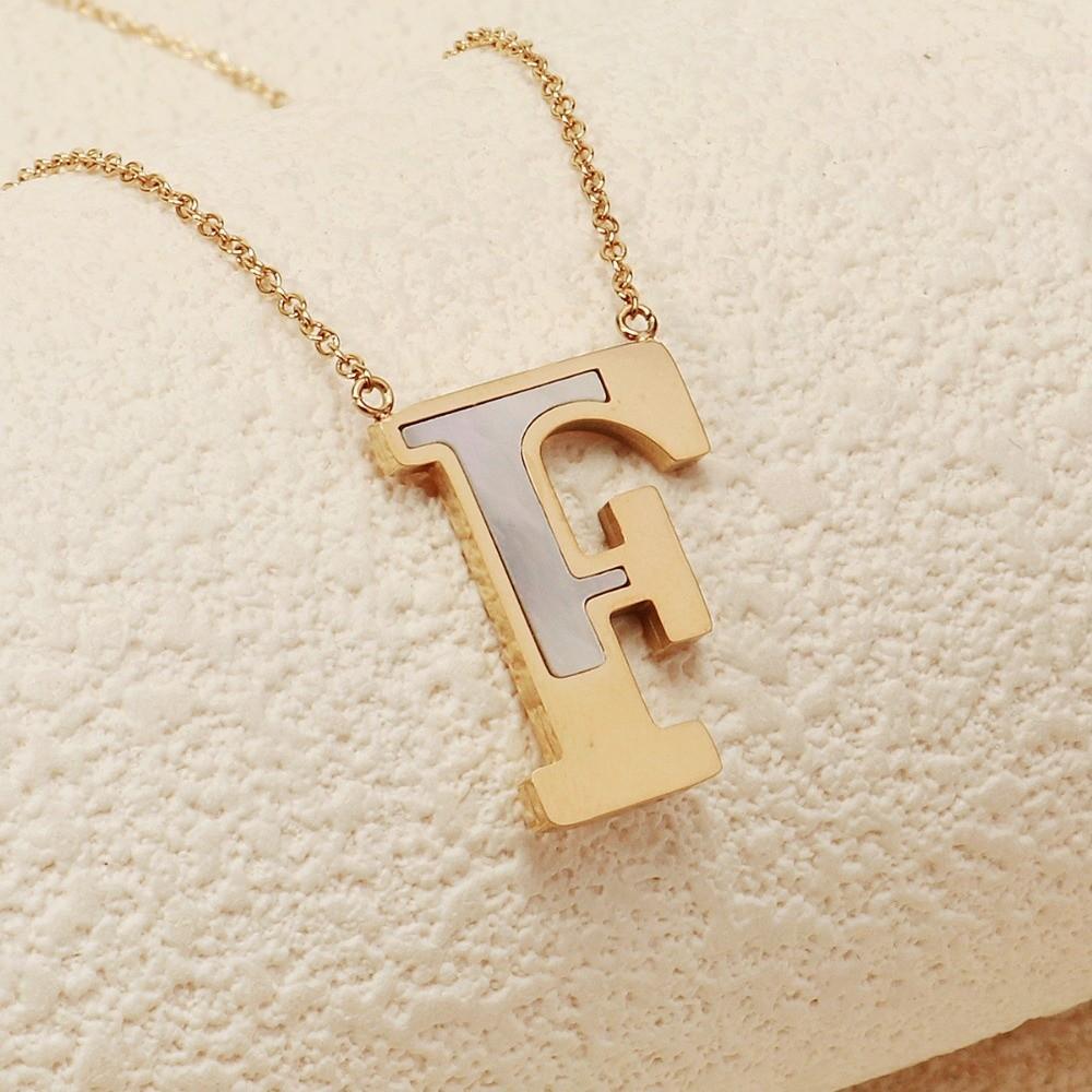 English Letter English Letter Necklace Combination Name Couple Clavicle Chain  Unisex