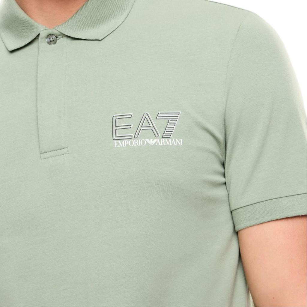 Emporio Armani Ea7 Solid Cotton Short Sleeve Polo Shirt Men tops 7M001311-AF10373-U7243